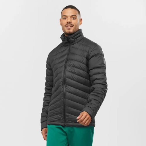 Black Salomon Essential Xwarm Down Men's Insulated Jackets | PH 32564S